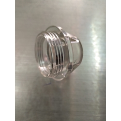 CRISTAL REDONDO CON ROSCA LUZ HORNO ELECTROLUX, AEG, ZANUSSI, RECAMBIO ORIGINAL, ROSCA 44MM, DIAMETRO 54MM, FONDO 41MM,    3879376907 - Imagen 2