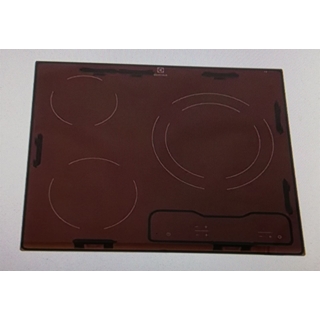 CRISTAL VITROCERAMICA 3 FUEGOS AEG, HK623021FB , PLANO DE COCCION, NEGRO, 590X520M, 140045909011 - Imagen 1