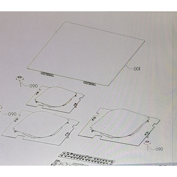 CRISTAL VITROCERAMICA 3 FUEGOS AEG, INDUCCION, NEGRO, IKB6330SFB, 590X520MM, RECAMBIO ORIGINAL, 3058135983 - Imagen 1