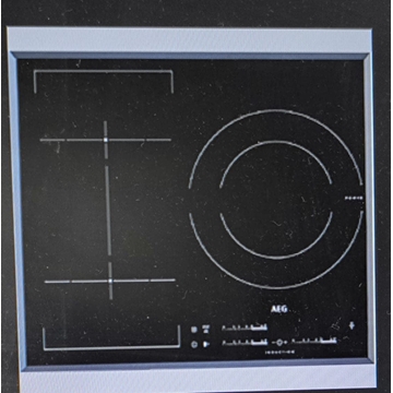 CRISTAL VITROCERAMICA 3 FUEGOS AEG, INDUCCION, RECAMBIO ORIGINAL, HKL65313FB, 140018770010 - Imagen 1
