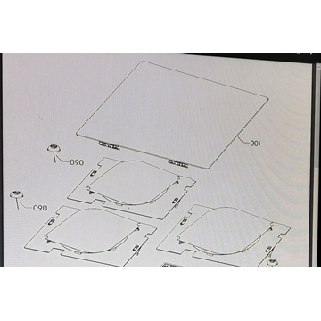 CRISTAL VITROCERAMICA 3 FUEGOS ELECTROLUX, AEG, INDUCCION, NEGRO, EIS62341 PL9, 590X520M, 5551131138 - Imagen 2