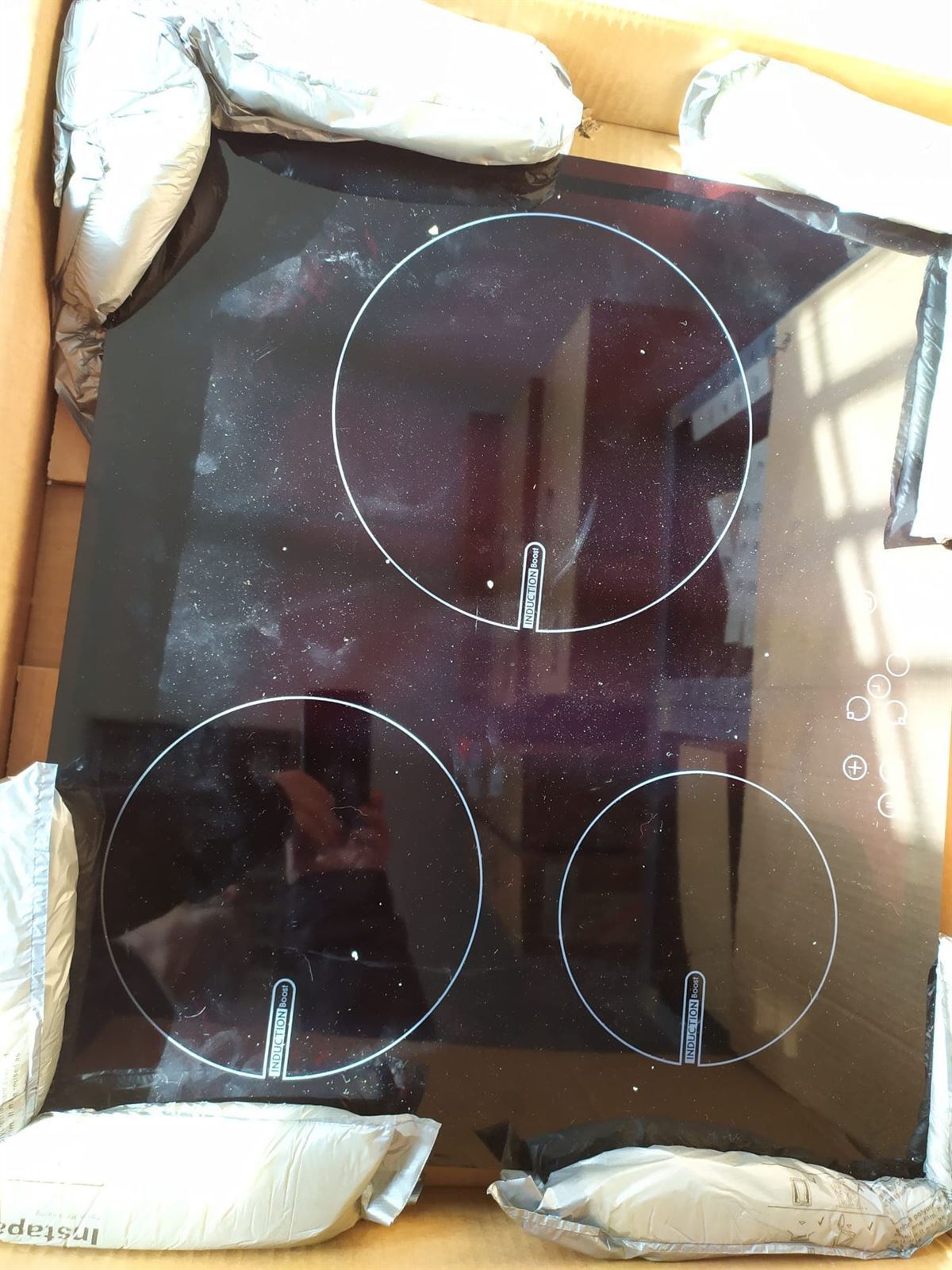 CRISTAL VITROCERAMICA 3 FUEGOS, INDUCCION,  OKEY, CORBERO, VESTEL, 20801543 - Imagen 1