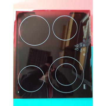 CRISTAL VITROCERÁMICA 4 FUEGOS, ZANUSSI, BULTIN, 590X520 MM, RECAMBIO ORIGINAL,  3305859153 - Imagen 1