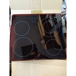 CRISTAL VITROCERÁMICA 4 FUEGOS, ZANUSSI, BULTIN, 590X520 MM, RECAMBIO ORIGINAL,  3305859153 - Imagen 2