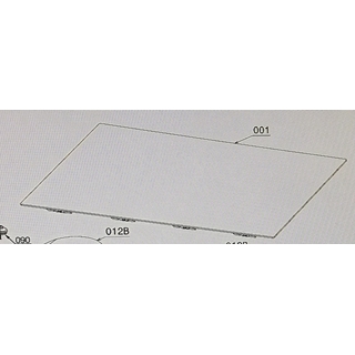 CRISTAL VITROCERAMICA 6 FUEGOS AEG, INDUCCION, HK956970FB KF4, 910X520MM, RECAMBIO ORIGINAL, 5551121576 - Imagen 1