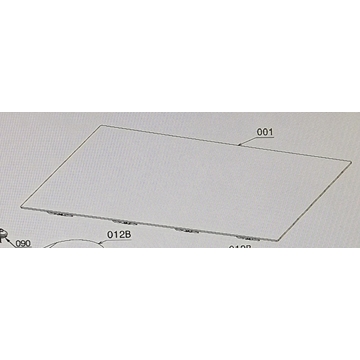 CRISTAL VITROCERAMICA 6 FUEGOS AEG, INDUCCION, HK956970FB KF4, 910X520MM, RECAMBIO ORIGINAL, 5551121576 - Imagen 1
