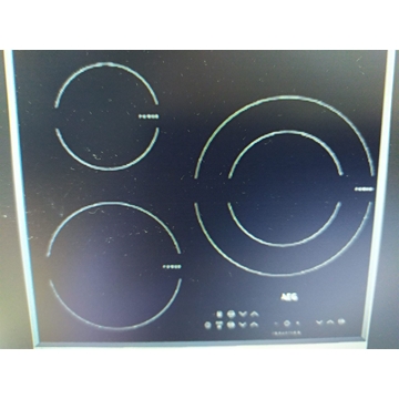 CRISTAL VITROCERAMICA AEG, HK633222FB EQ9, INDUCCION 3 FUEGOS, 590X520MM, RECAMBIO ORIGINAL, 5614371119 - Imagen 1