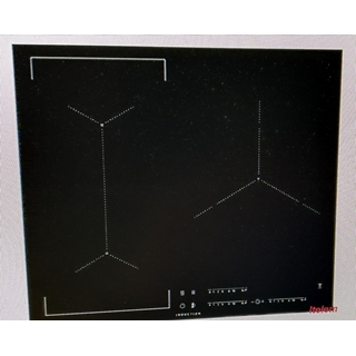 CRISTAL VITROCERAMICA AEG, INDUCCION 3 FUEGOS, pnc 949597191, 590X520MM, RECAMBIO ORIGINAL, 5551128324 - Imagen 1