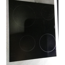 CRISTAL VITROCERAMICA ELECTROLUX, NEGRO, BISELADA, 4 FUEGOS, RECAMBIO ORIGINAL, 3875513214 - Imagen 2