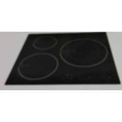 CRISTAL VITROCERAMICA INDUCCION 3 FUEGOS, ELECTROLUX, EHD60010P BF4, RECAMBIO ORIGINAL, 590X520 MM, 5610924119 - Imagen 1