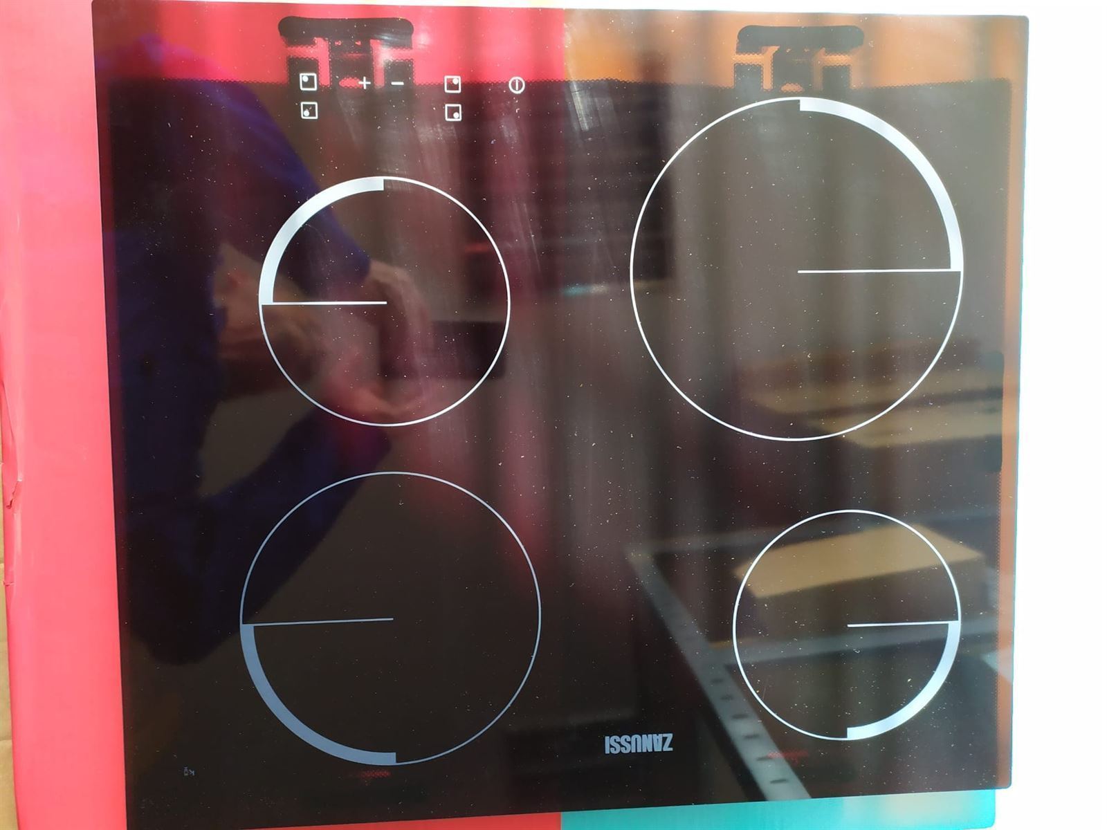 CRISTAL VITROCERAMICA ZANUSSI, ZEV6240FBA, 4 FUEGOS, 590X520MM, RECAMBIO ORIGINAL, 3058134994, 4055463519 - Imagen 1