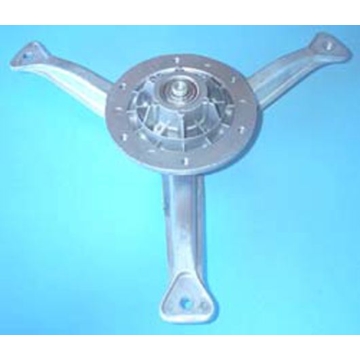 CRUCETA EJE LAVADORA ARISTON, INDESIT,longitud brazo 228mm, agujero brazo 10mm, diametro 158mm, distancia tornillos sujecuion 68mm, rodamiento 17x40x12 mm, 037028, 75IT049, 2292350040, 131430050 - Imagen 1