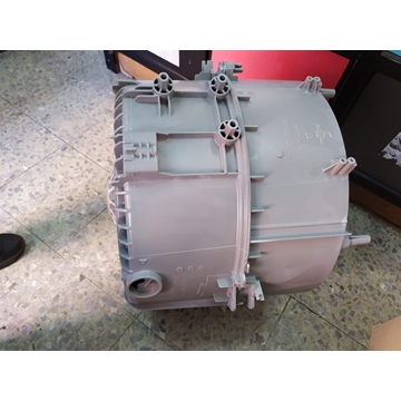 CUBA LAVADORA AEG, L7FEE941Q, L82470BI, CUBA+TAMBOR+ RODAMIENTOS+RETEN, EJE POLEA 13X25MM, BOCA 340MM, ALTO 485MM, 3484166206 - Imagen 1