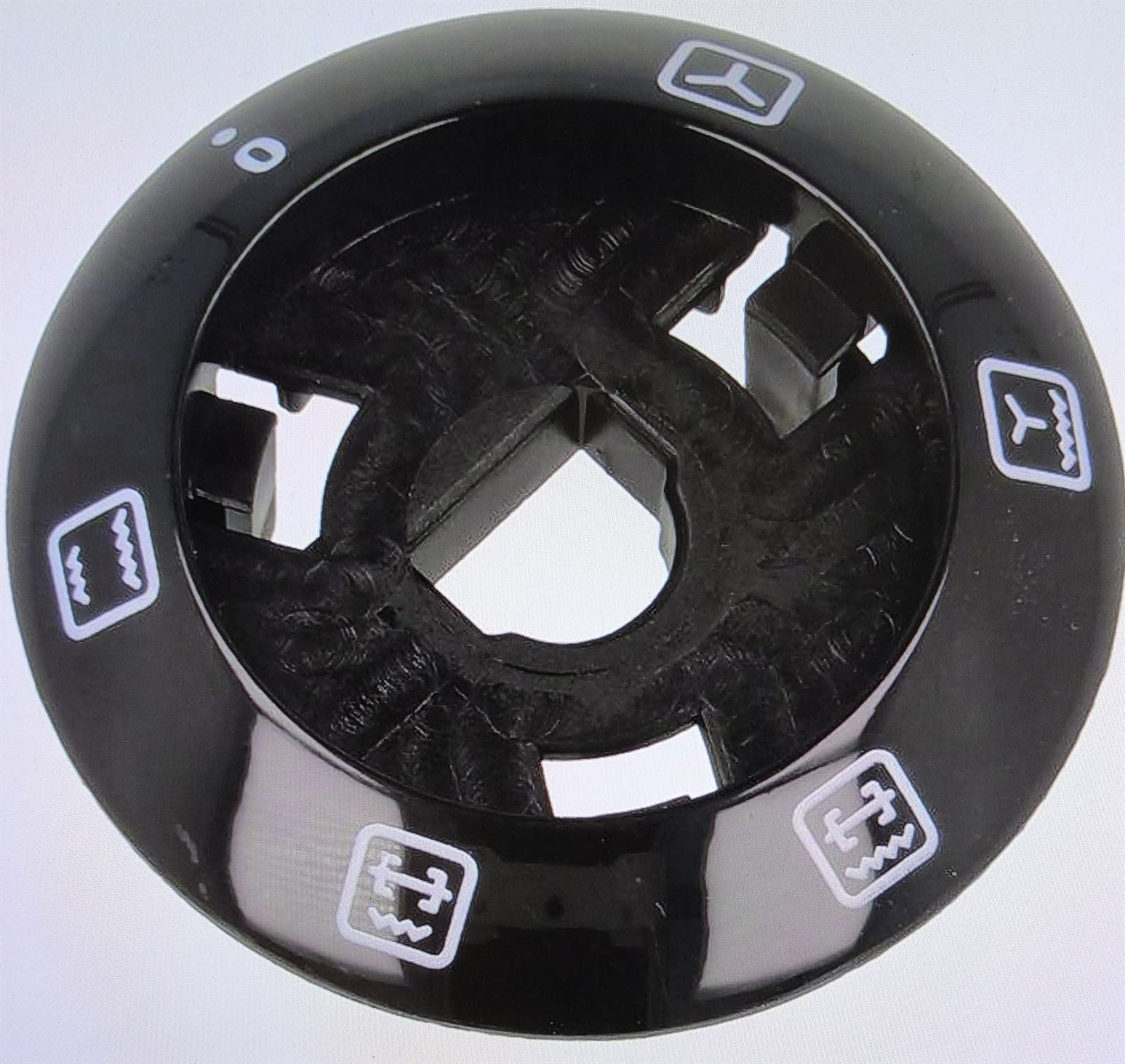 DIAL MANDO HORNO FAGOR, DE 5 posiciones, color negro, 73FA0218,C20K014A9 - Imagen 1