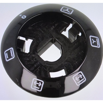 DIAL MANDO HORNO FAGOR, DE 5 posiciones, color negro,  73FA0218,C20K014A9 - Imagen 1