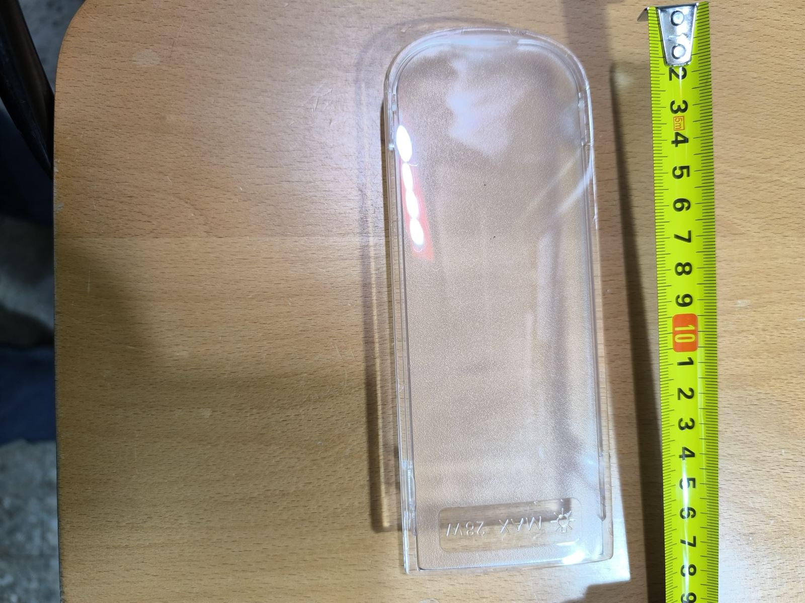 DIFUSOR LUZ CAMPANA FAGOR, ELICA, LECTROLUX, 170/67 MM,  50247017002 - Imagen 1