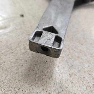 EJE CESTO LAVADORA TEKA, RECAMBIO ORIGINAL, 240MM, EJE 104/30/25MM, CASQUILLO 37/16MM, ROSCA M10, POLEA 20/16MM,  81874051 - Imagen 2