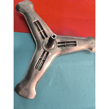 EJE LAVADORA LG, LONGITUD 260MM, EJE 30/25 MM, LARGO 105 MM, CASQUILLO 37 / 17 MM, POLEA 22 MM, ROSCA M8, RECAMBIO ORIGINAL, MHW57515205 - Imagen 1