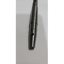 EJE PELADORA PATATAS SAMMIC, LARGO 158MM, DIAMETROS 16/17/19/17/16/10 MM, CANAL CHAVETA 25/5 MM, AGUJERO PASADOR 5 MM, ROSCA M6, EXTREMO CONICO 16/10 MM,252104 - Imagen 1