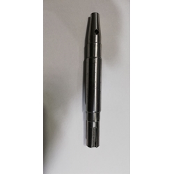 EJE PELADORA PATATAS SAMMIC, LARGO 158MM, DIAMETROS 16/17/19/17/16/10 MM, CANAL CHAVETA 25/5 MM, AGUJERO PASADOR 5 MM, ROSCA M6, EXTREMO CONICO 16/10 MM,252104 - Imagen 2