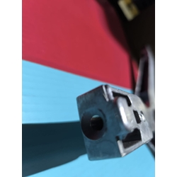 EJE TAMBOR LAVADORA SAMSUNG, LONGITUD 126MM, DIAMETRO CASQUILLO 35X18MM, BRAZO 247MM, ROSCA M10, POLEA 17X23MM, RECAMBIO ALTERNATIVO, DC000078A - Imagen 2