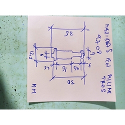 ELECTROIMAN GRIFO GAS, LARGO 35 MM, 2648/4, ORKLI-2B, 4244/4,  FVP1601, 40-2024, DIAMETRO 12,5/8,5 MM,   9708 - Imagen 2