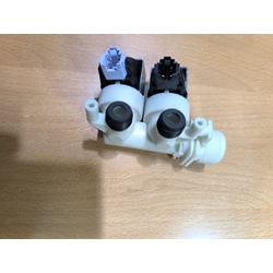 ELECTROVALVULA 2 VIAS LAVADORA INDESIT, BEKO, ENTRADA 3/4 SALIDA 10 MM  90º, 220 V, RECAMBIO ORIGINAL, C00110333,   482000022813 - Imagen 1