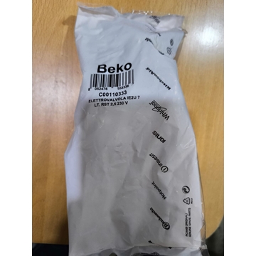 ELECTROVALVULA 2 VIAS LAVADORA INDESIT, BEKO, ENTRADA 3/4 SALIDA 10 MM  90º, 220 V, RECAMBIO ORIGINAL, C00110333,   482000022813 - Imagen 2