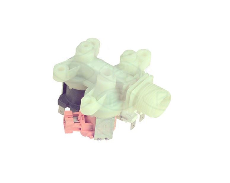 ELECTROVALVULA 3 VIAS AEG, ELECTROLUX, ZANUSSI ANCLAJE A JABONERA 90º  4071360194, 1531010313 - Imagen 1