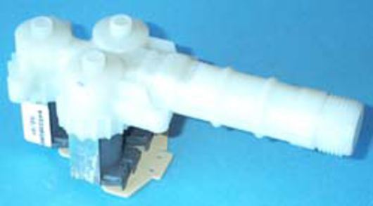 ELECTROVÁLVULA 3 VÍAS, LAVADORA  AEG ENTRADA 3/4,  SALIDA 90º, 220V, recambio alternativo,   8996452382808,      645238280 - Imagen 1