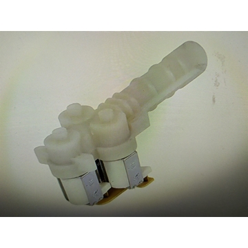 ELECTROVÁLVULA  3 VÍAS lavadora zanussi,  AEG ENTRADA 3/4  SALIDA 90º, 220V, recambio original,   8996452382808,      645238280 - Imagen 1