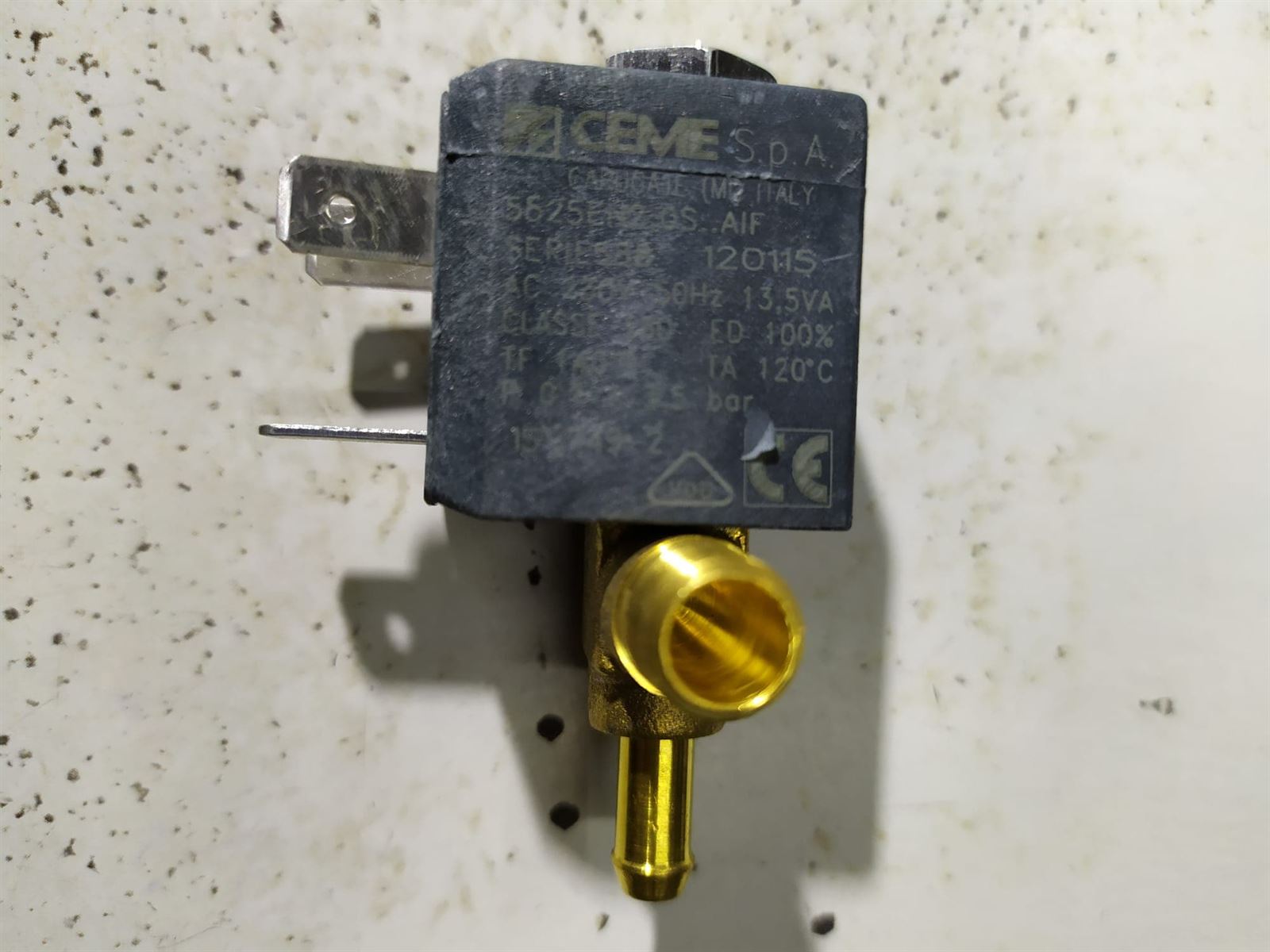 ELECTROVÁLVULA CENTRO PLANCHADO POLTI, 230V, 13,5 VA, 140 ºC, 3,5 BAR,  49BQ031 - Imagen 2