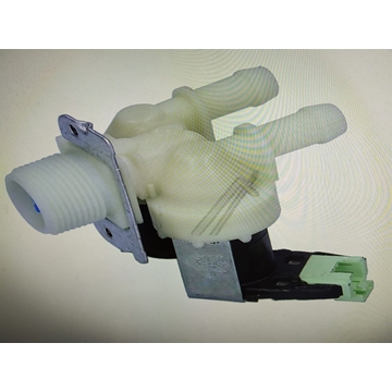 ELECTROVALVULA LAVADORA,  2 VIAS,  180º, 220V, SALIDA 12 MM, ENTRADA 3/4, WHIRLPOOL, INDESIT,  BALAY, 481228128468 - Imagen 1