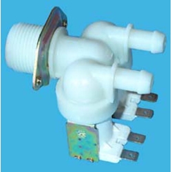 ELECTROVÁLVULA LAVADORA UNIVERSAL 2 VÍAS, 180º, ENTRADA 3/4, SALIDA 12MM, 220 V,  086010002, 1530000002, 62AB012 - Imagen 1