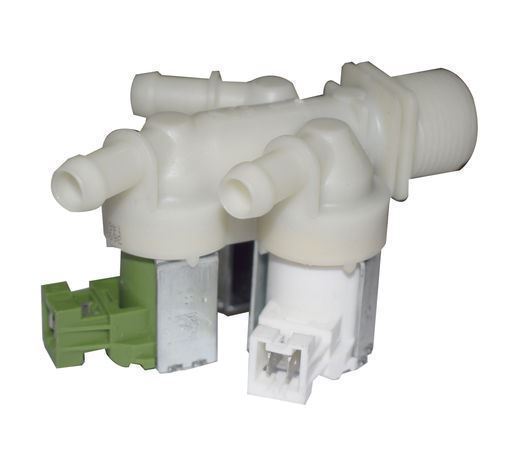 ELECTROVÁLVULA LAVADORA ZANUSSI, ELECTROLUX, AEG, CALIDAD ALTERNATIVA, 3 VIAS, 180º, 220V, 3/4, 12 MM,  4006016127, 1531810103, 62ZN3004 - Imagen 1