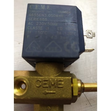 ELECTROVALVULA VAPORETA, 230V, 17W, TA120ºC, TF150º, 4,5 BAR, EJE 50MM,     4001331 - Imagen 1