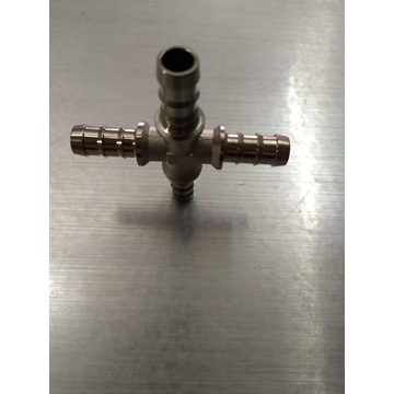 EMPALME CRUZ INOXIDABLE, 11/11/11/11 MM, 4 VIAS,    504582 - Imagen 1