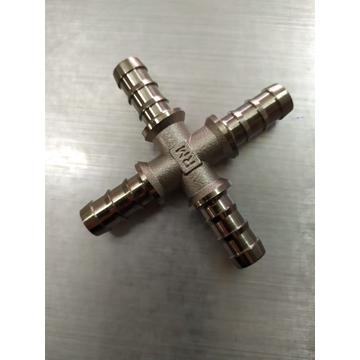 EMPALME CRUZ INOXIDABLE, 11/11/11/11 MM, 4 VIAS,    504582 - Imagen 2