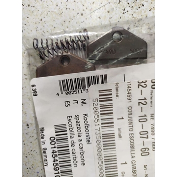 ESCOBILLAS CARBON SECADORA MIELE, SIN SOPORTE, MODELO T8164WP, 01454591 - Imagen 1