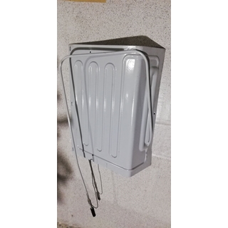 EVAPORADOR FRIGORIFICO IGNIS, WHIRLPOOL, INDESIT, 390X260X120MM, EN ANGULO 90º, 481951138567 - Imagen 1