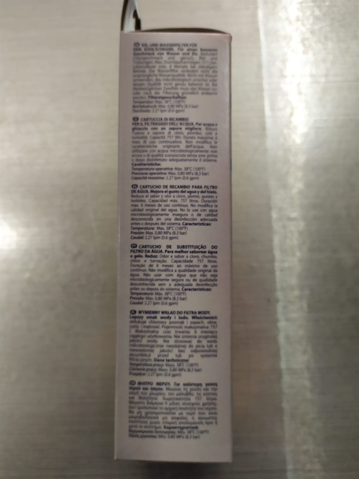FILTRO AGUA FRIGORIFICO WHIRLPOOL, INDESIT, RECAMBIO ORIGINAL,  484010678059,   C00505290 - Imagen 3