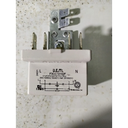 FILTRO ANTIPARASITARIO LAVADORA,  0.1 MF, 2x 27 nanoFARADIOS, 16A, 250V, 1650002013 - Imagen 2