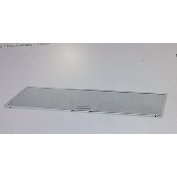 FILTRO CAMAPANA ELECTROLUX, BOSCH, SIEMENS, 457MM largo x 159 MM ancho, 4055318085 - Imagen 1