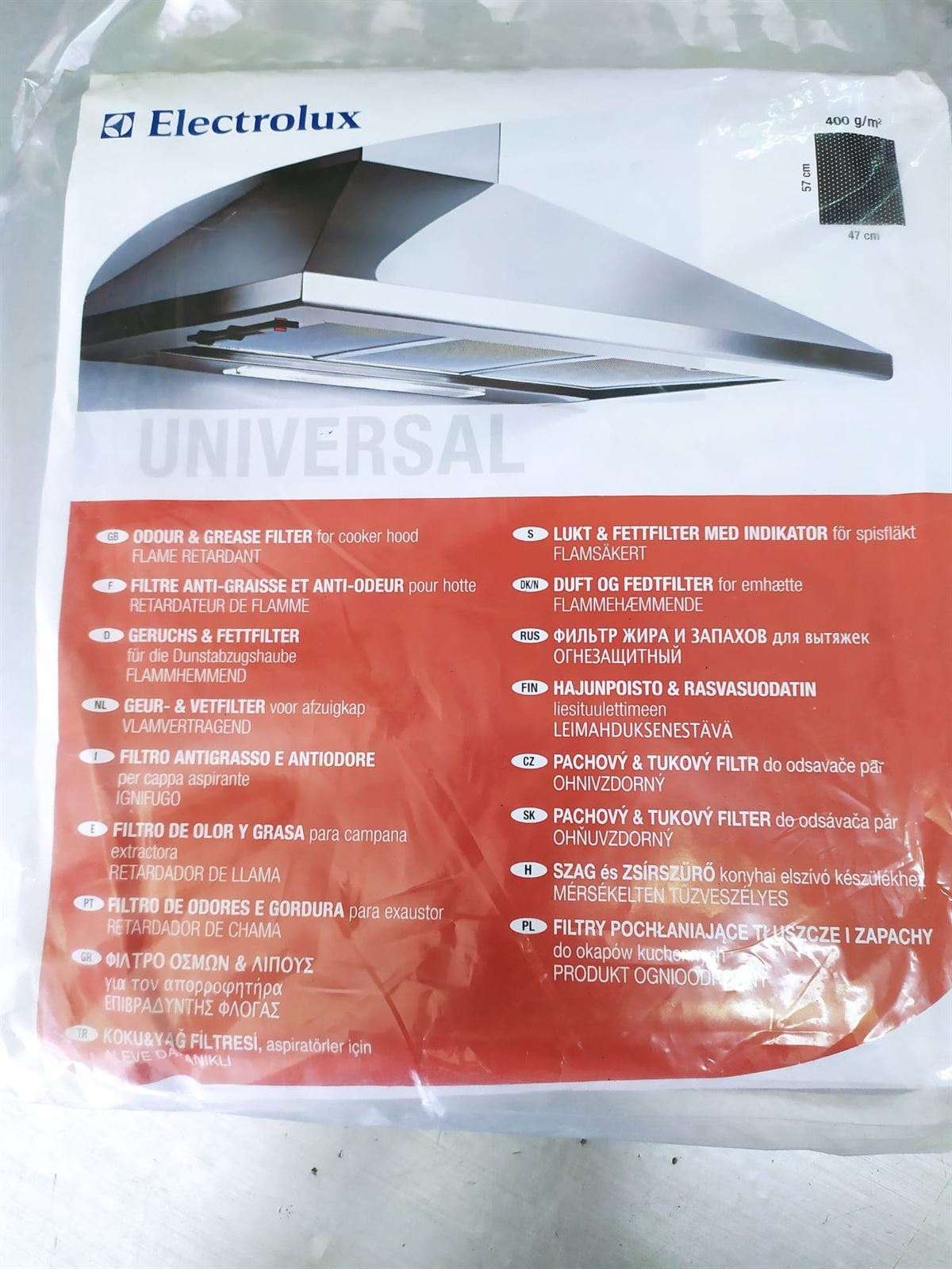 FILTRO CAMPANA ANTIGRASA ANTIOLOR 570X470 MM,  50296055002, 9029801967 - Imagen 1