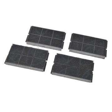 Filtro carbón Elica 170x100x18mm 4 unidades  7251859136 - Imagen 1