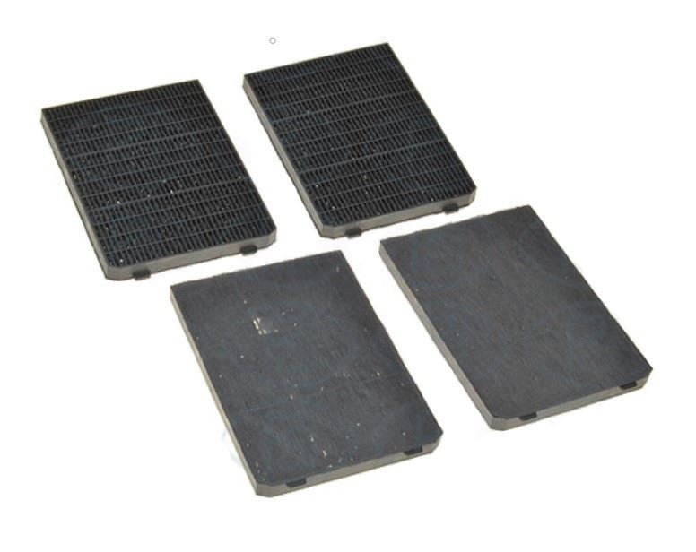 Filtro carbón Teka 183x136x12mm kit 4 unidades  61801252, 7254059076 - Imagen 1