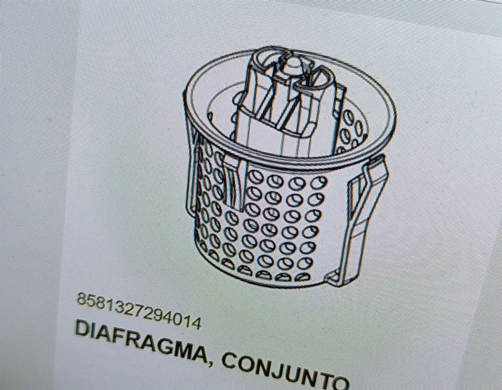 FILTRO LAVADORA ELECTROLUX, AEG, ZANUSSI, 91490665300, RECAMBIO ORIGINAL,   8581327294014 - Imagen 2