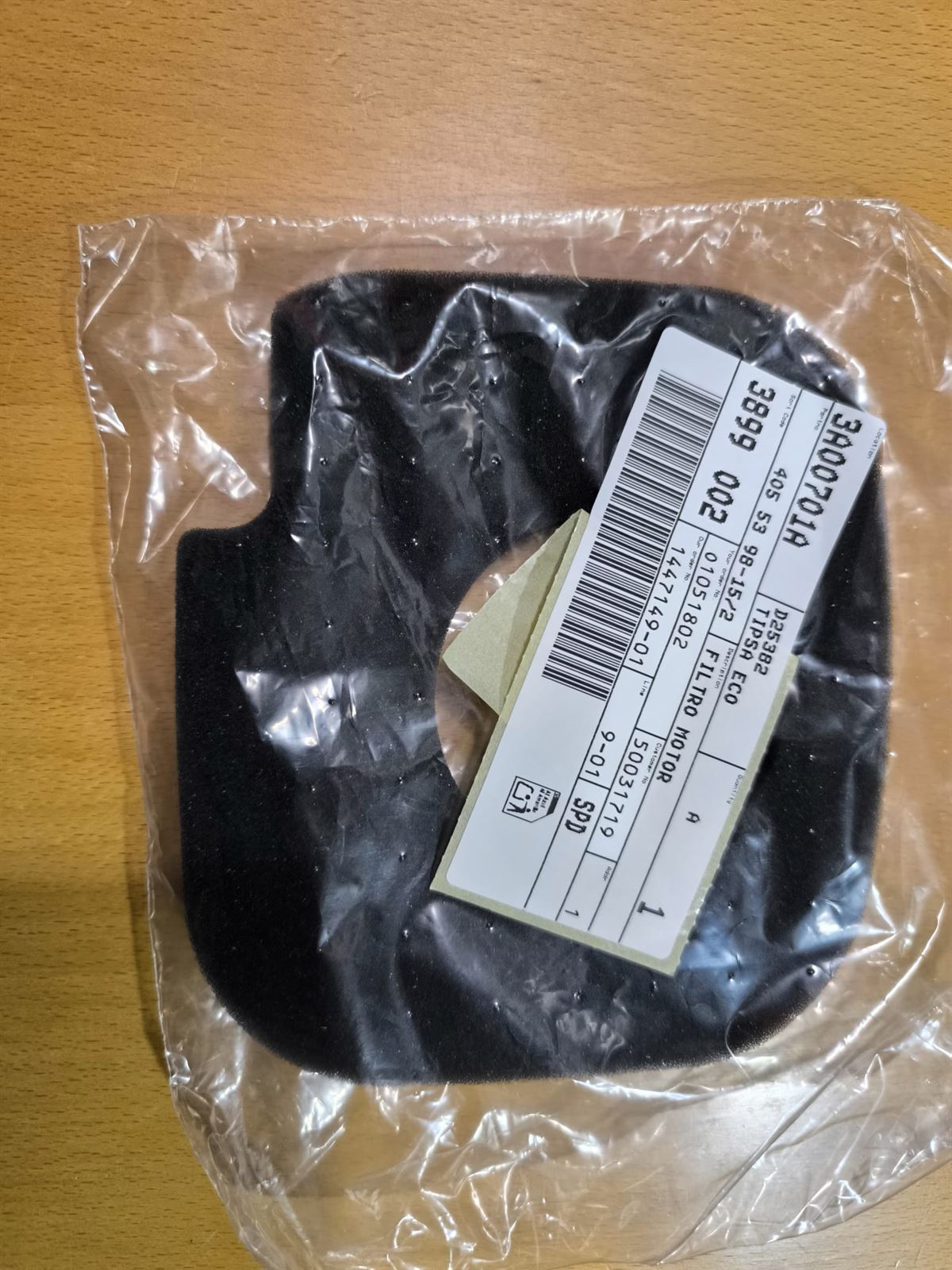FILTRO MOTOR ASPIRADOR AEG, ELECTROLUX, RECAMBIO ORIGINAL, 4055398152 - Imagen 2