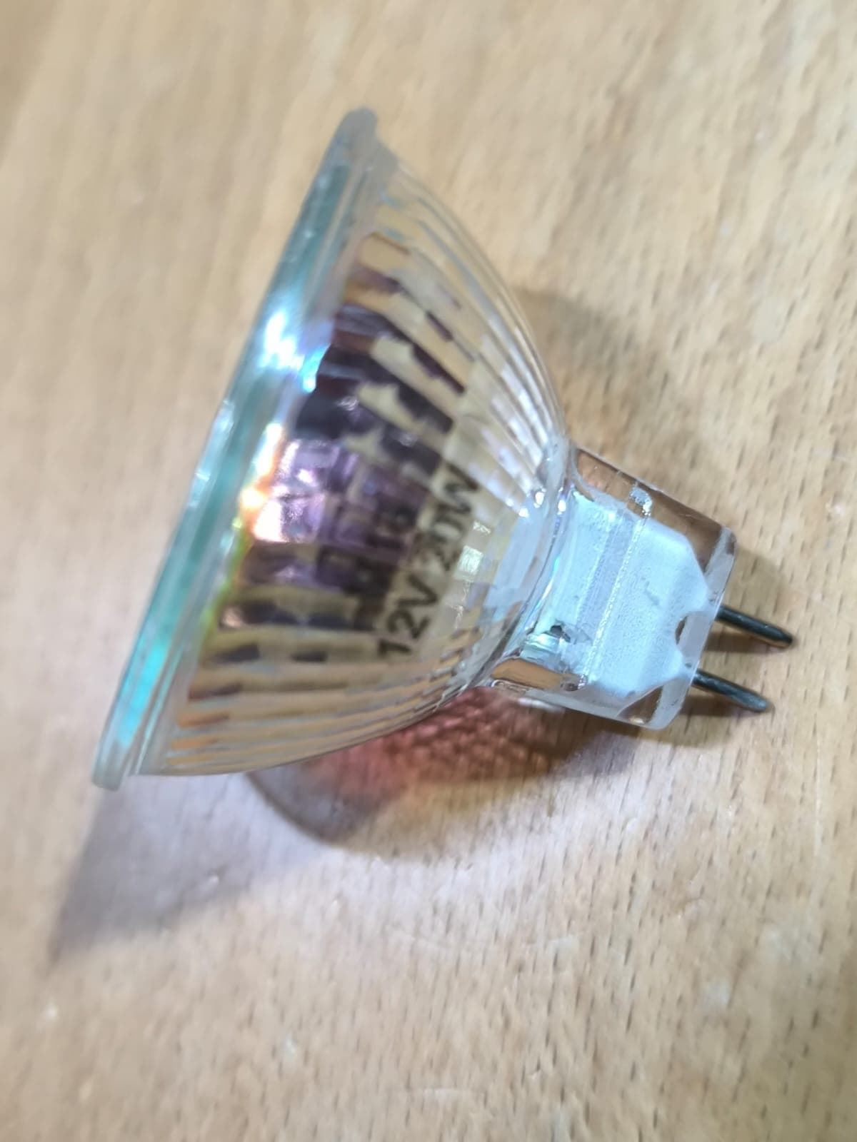 FOCO HALOGENO, 2 PINES, 12V, 20W, DIAMETRO 50MM, ALTO 44MM, GU5.3 - Imagen 3