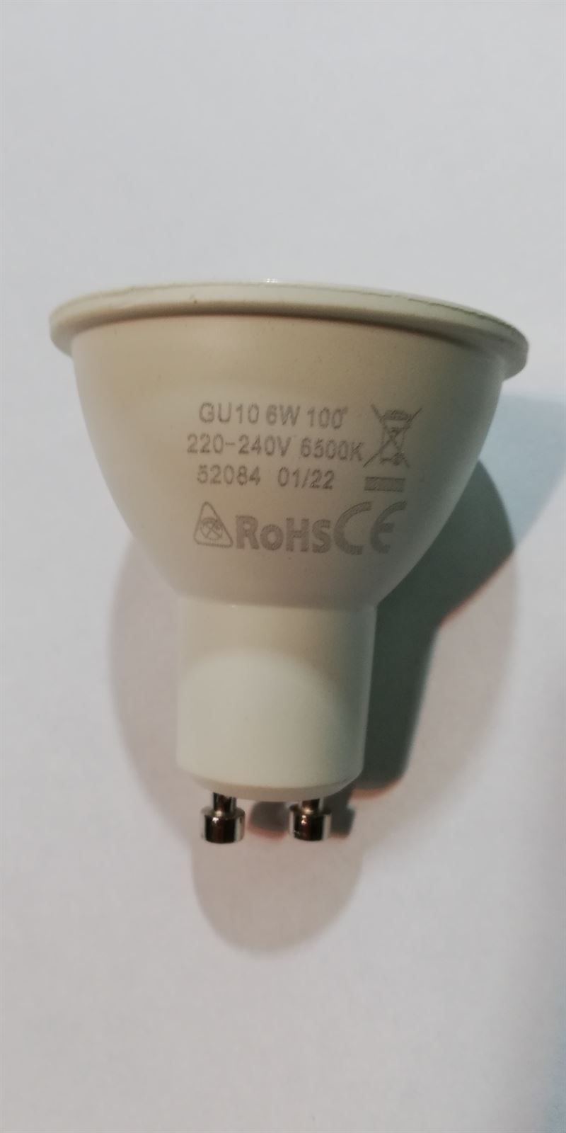 FOCO LED CAMPANA CATA, 6W, 220V, DIAMETRO 50/21MM, LARGO 54/48MM, GU10, ALTERNATIVO,  1311432300 - Imagen 2